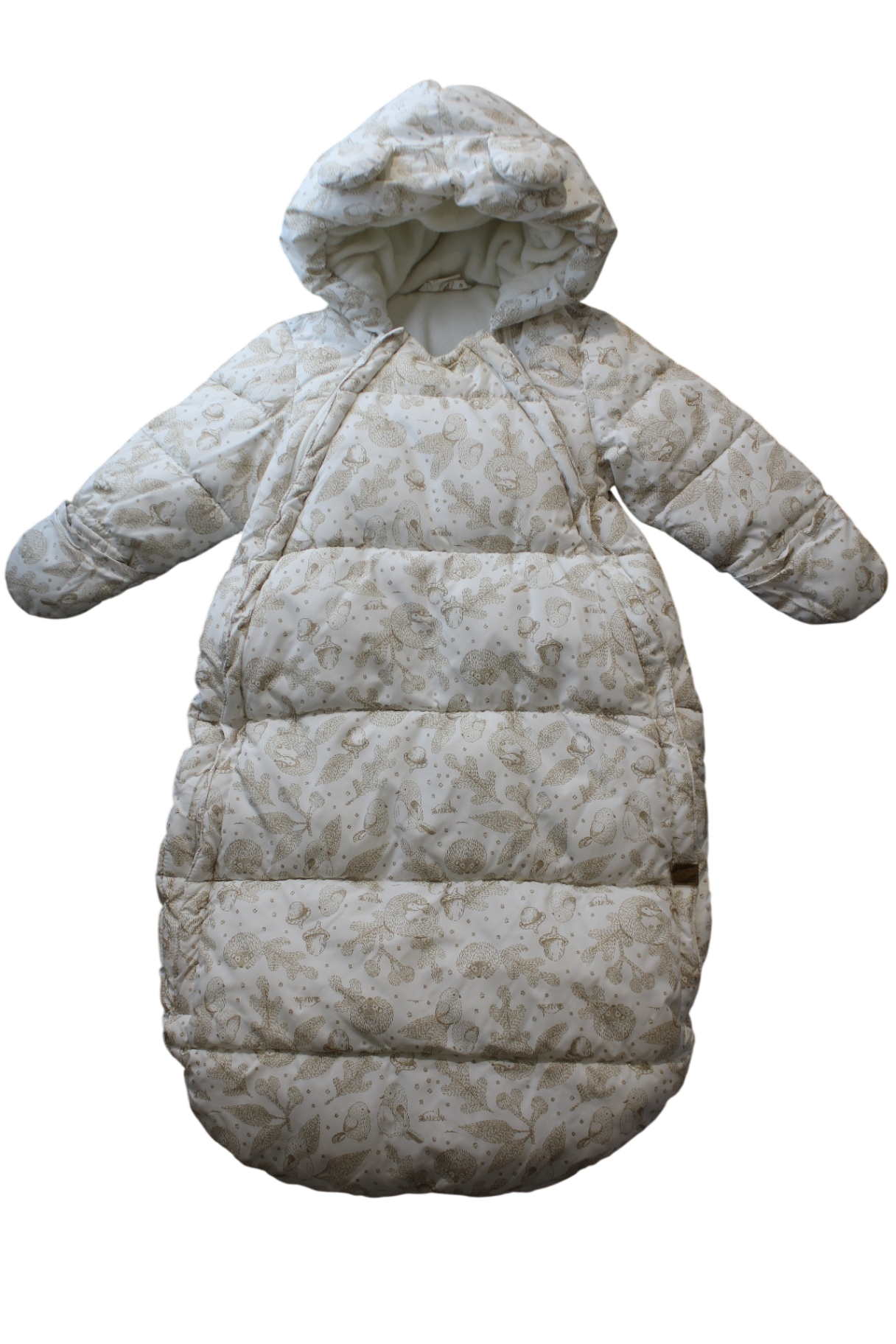 H&M Snow Suit, Cream with beige print, 000-00