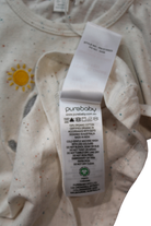 Purebaby T-Shirt, Cream, 0 / 6-12 months