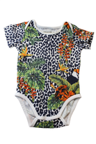 Sleep No More Bodysuit, Black, White, Green, Orange, 0
