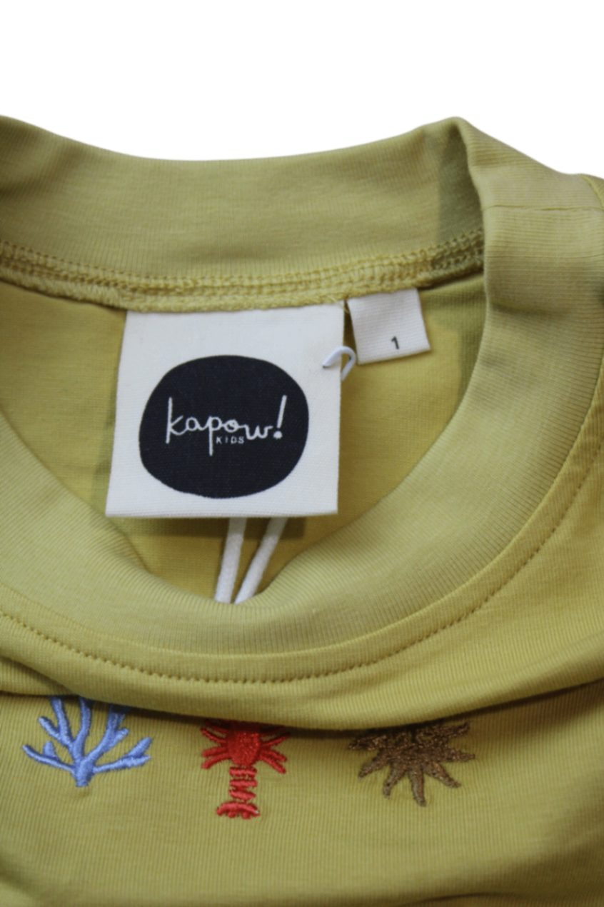 Kapow Kids Jumper, Mustard Yellow, 1