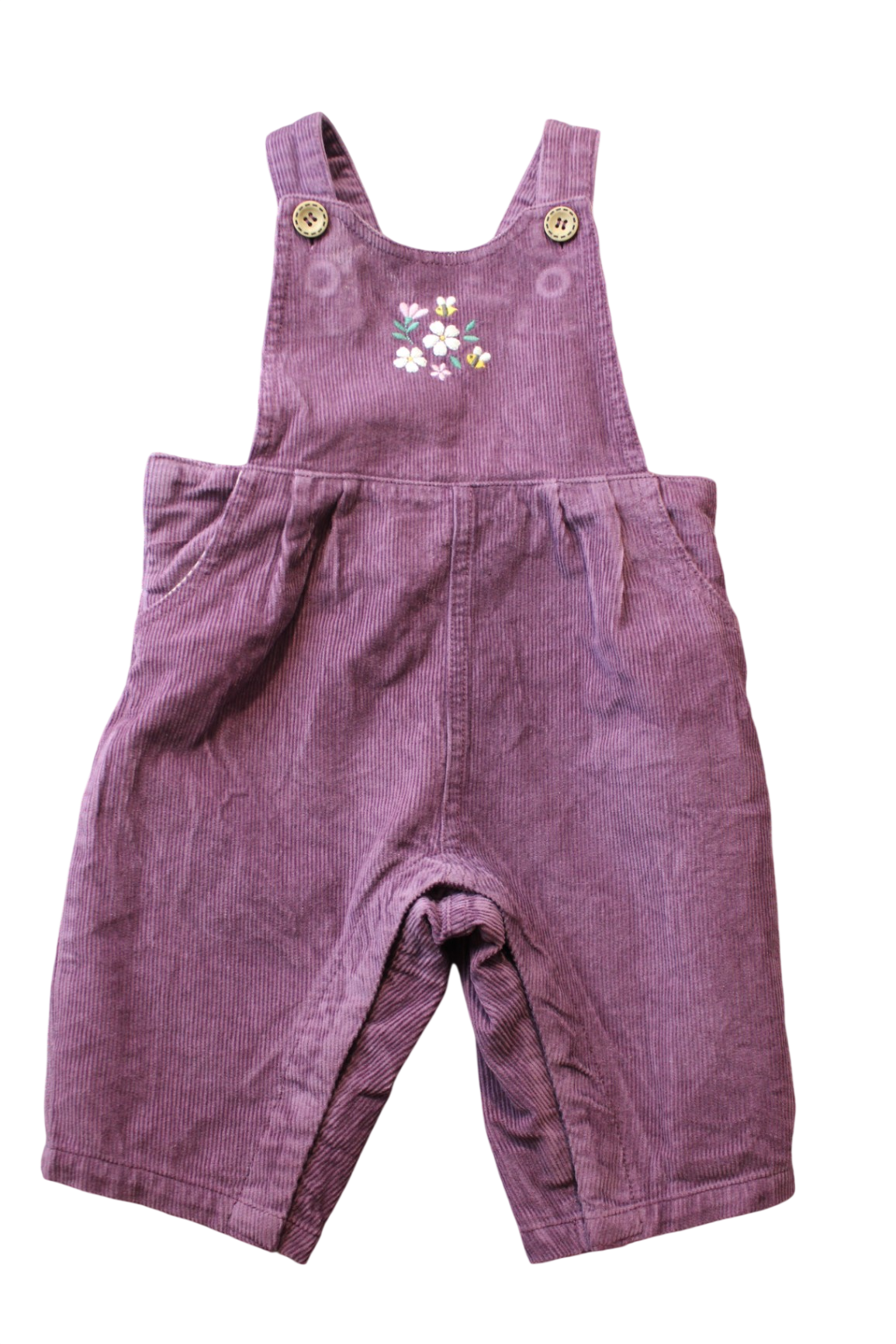 Purebaby Overalls, Plum purple, 00