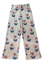 Seed Pants, Cream with pink and blue floral print, 6