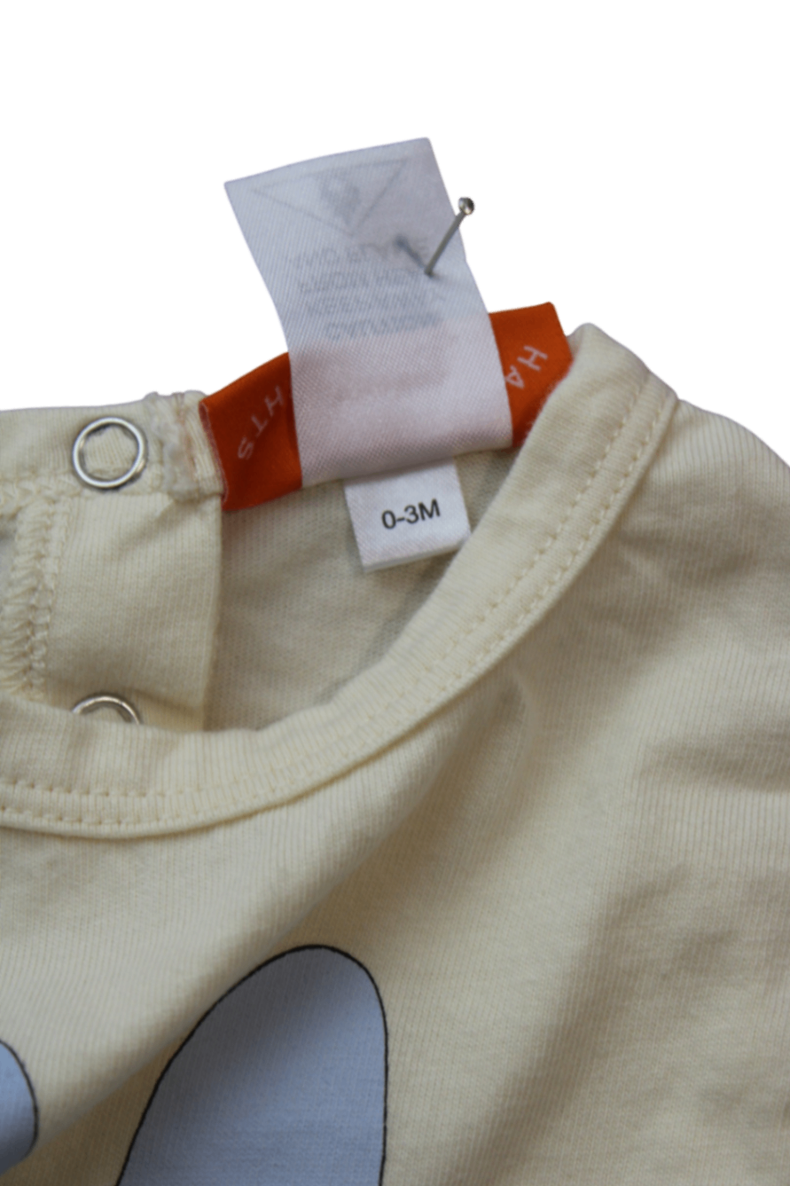 Halcyon Nights Bodysuit, Cream, 0-3M