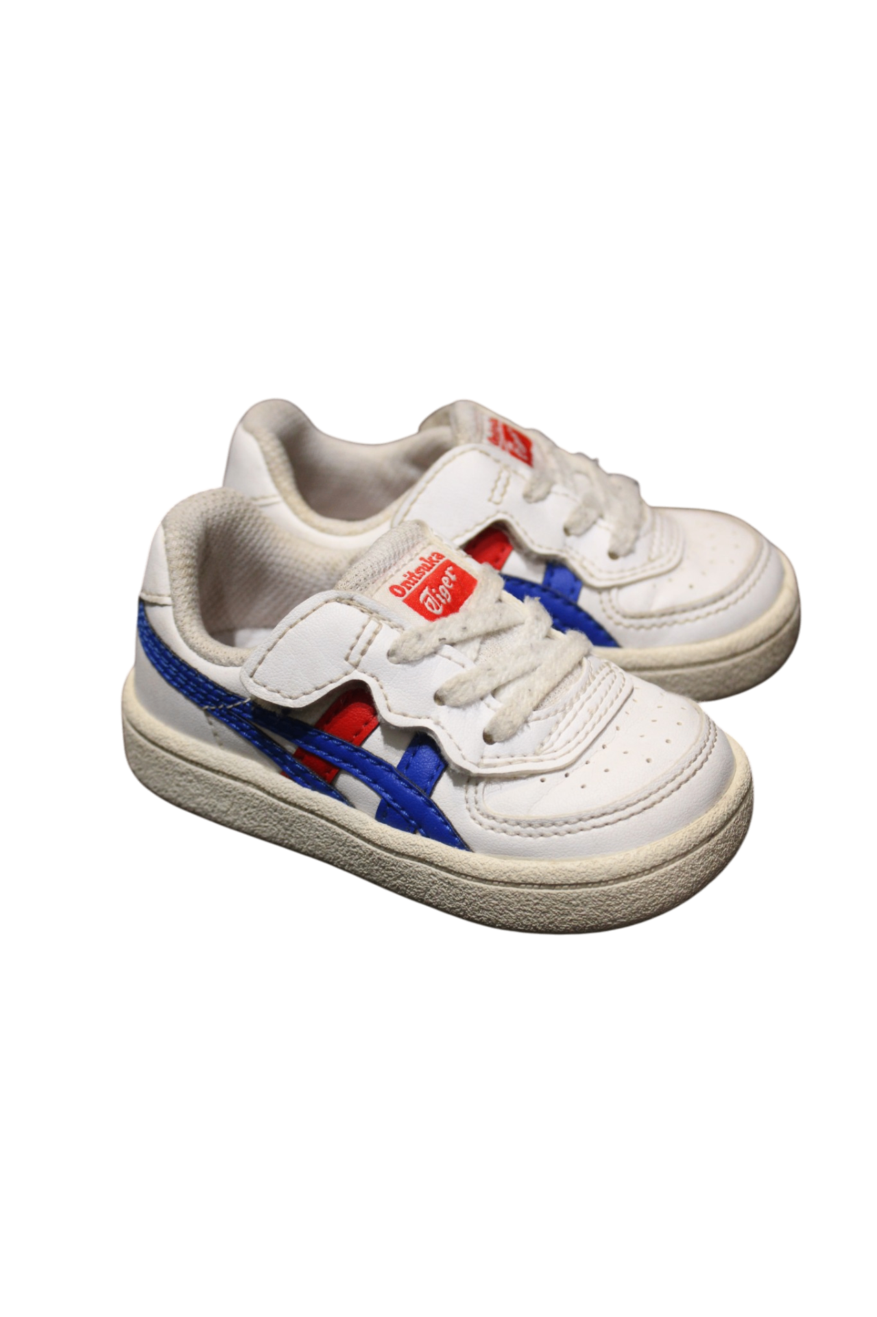 Onitsuka Tiger Shoes, White, blue and red, US 4/19.5