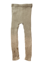 Purebaby Knit Leggings, Beige, 12-18