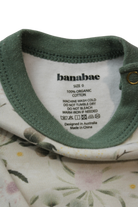 Banabae Bodysuit, Cream with green floral print, 0