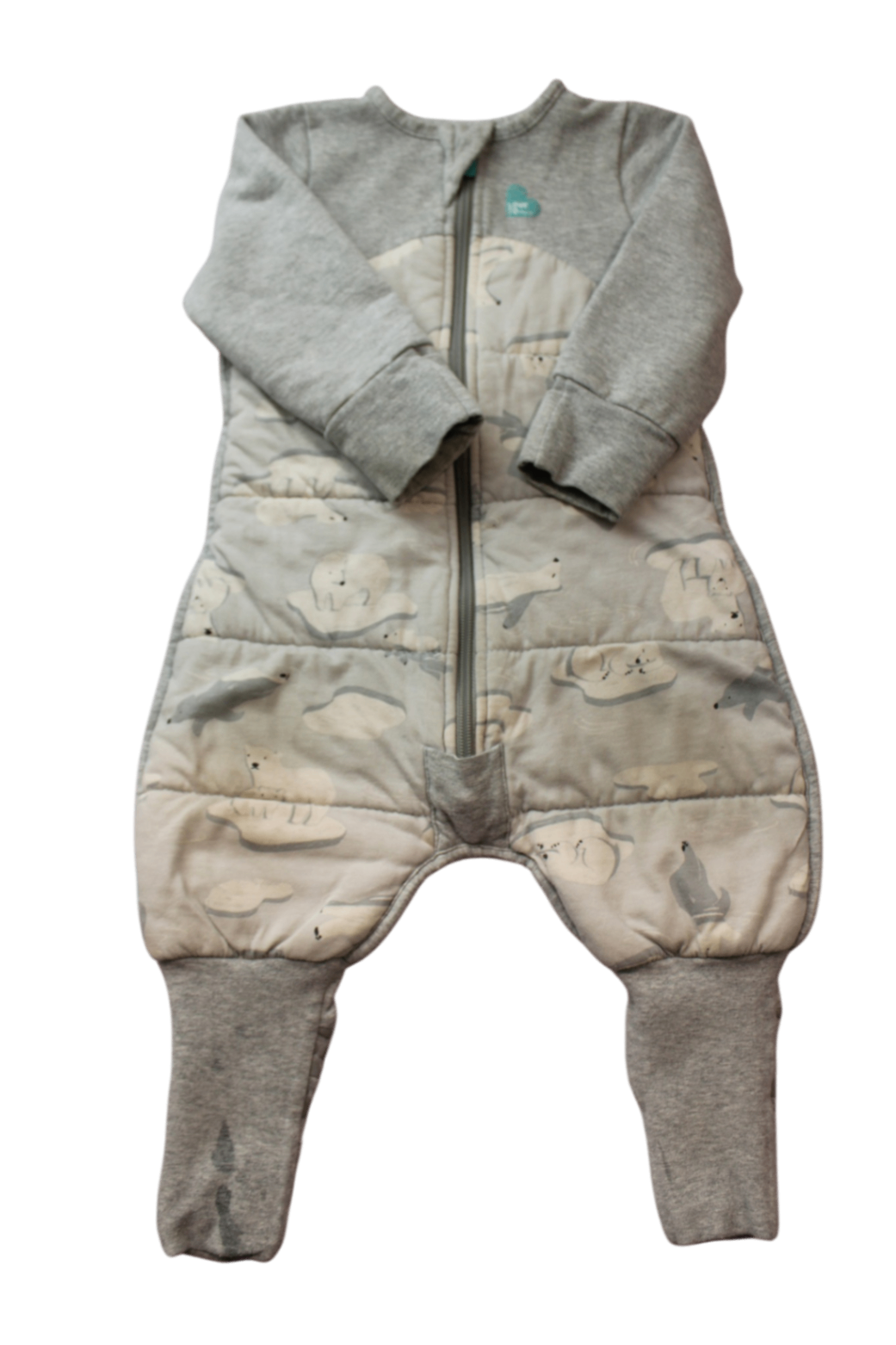 Love to Dream Sleepsuit, Grey, 0