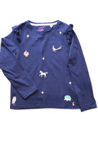 Joules Long-Sleeve T-Shirt, Navy, 7-8