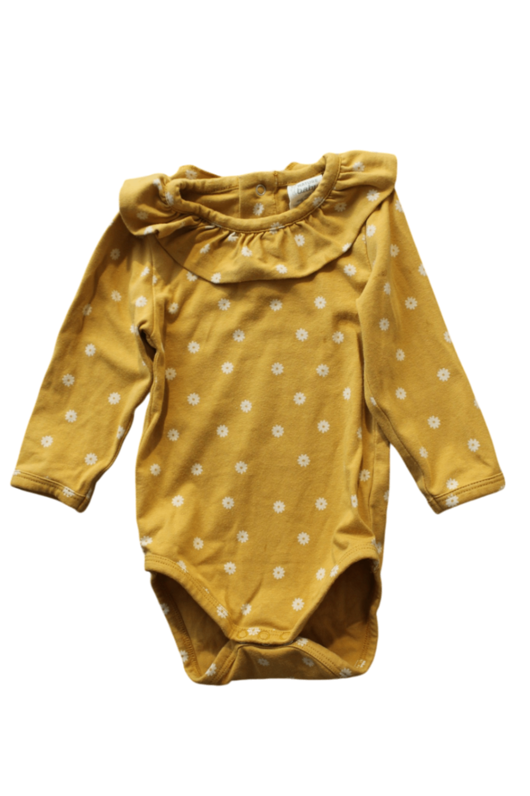 Nature Baby Bodysuit, Mustard, 00