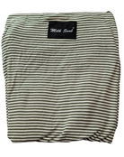 Milk Snob Multifunctional Nursing Cover, Olive green stripe, One size