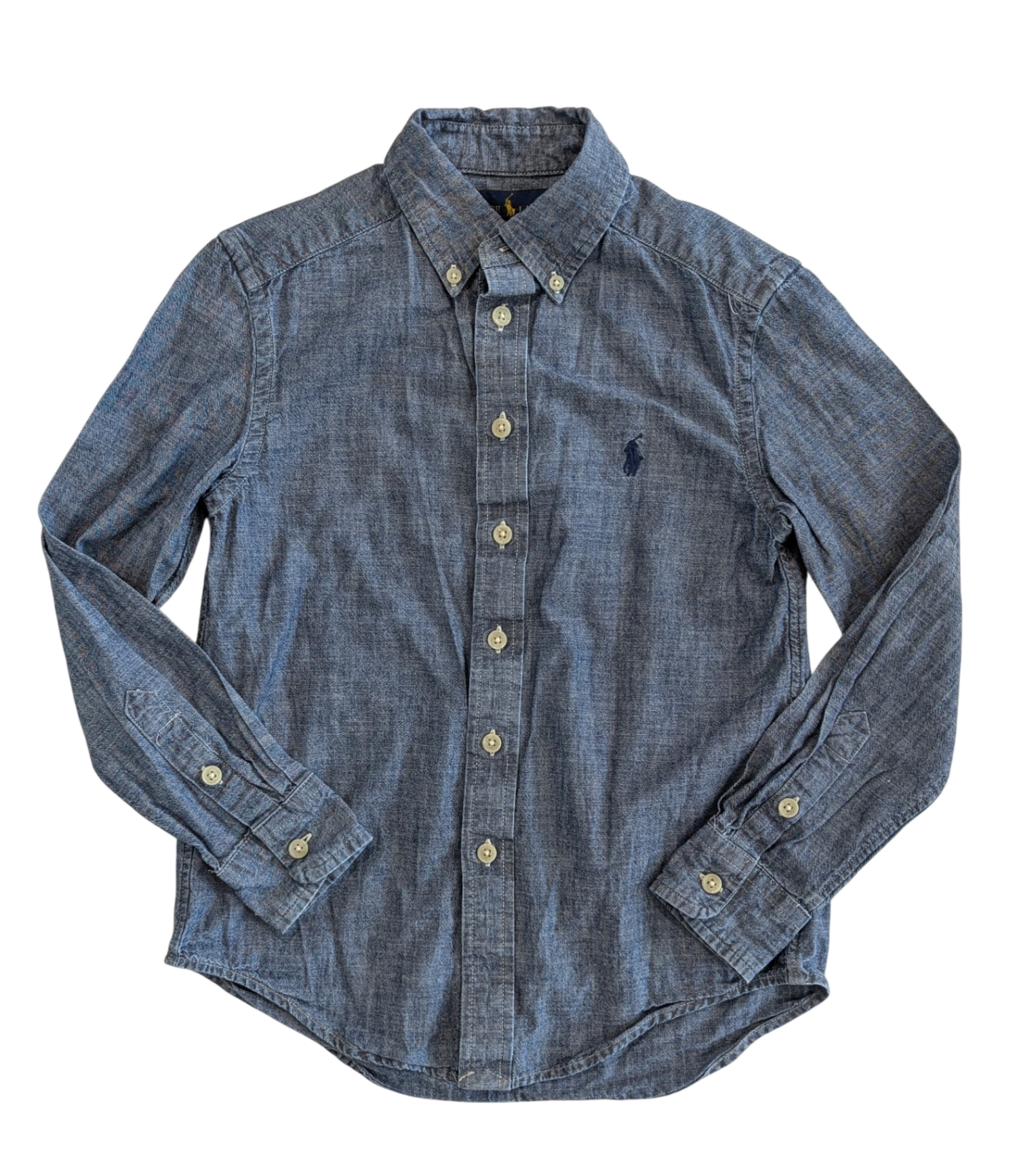 Ralph Lauren Shirt, blue chambray, 8