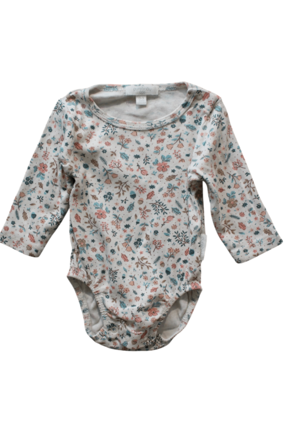 Purebaby Bodysuit, cream, 000