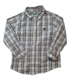 United Colors of Benetton Shirt, Grey and Navy plaid, 2