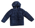 Petit Bateau Puffer Jacket, Navy Blue, 8