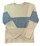 Country Road Long-Sleeve T-Shirt, Cream and blue, 12