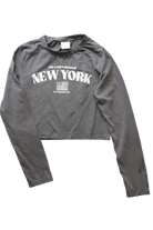 Zara Long-Sleeve T-Shirt, Grey, 9-10