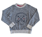Petit Bateau Jumper, Grey/Heathered Navy , 8