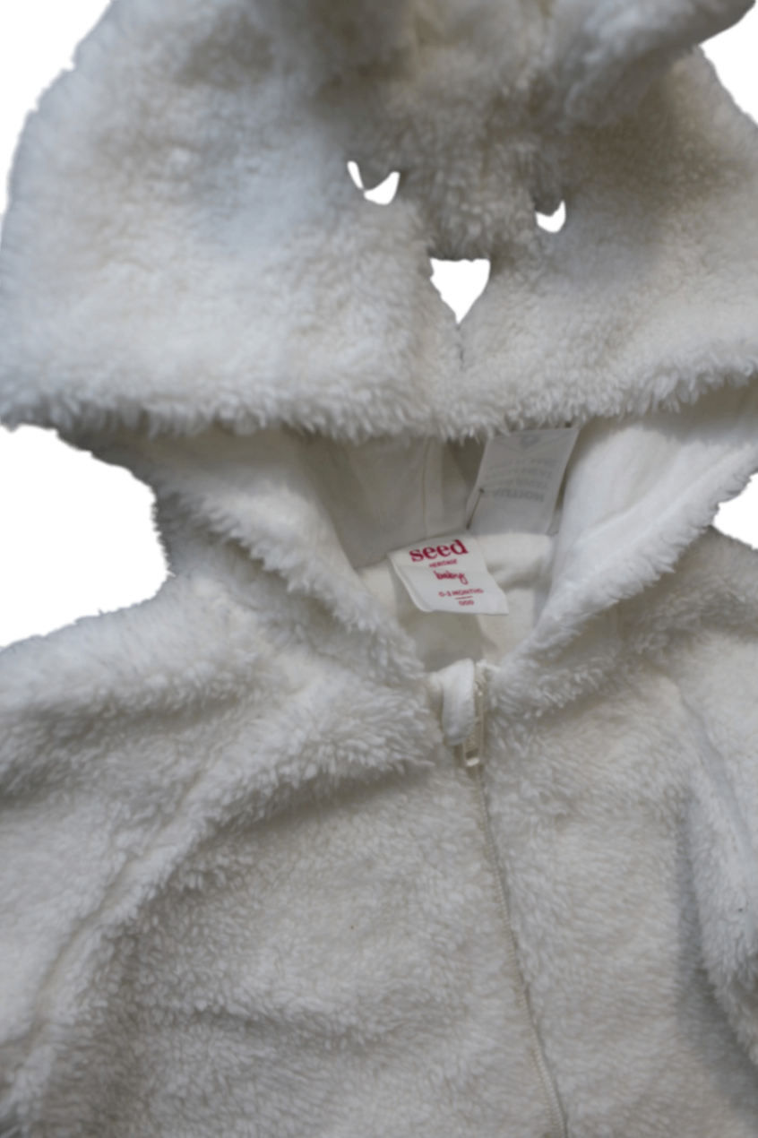 Seed Snugglesuit, White, 000