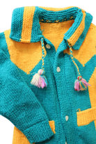 Handknit Knitwear, Teal, 2