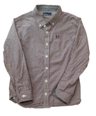 Fred Perry Shirt, Burgundy gingham, 7
