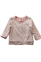 Baby Gap Long-Sleeve T-Shirt, Pink Stripe/Pink marle, 0