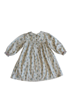 Purebaby Dress, Cream with multicolour floral print, 2