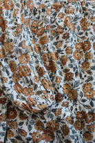 Rylee & Cru Dress, Brown and cream floral, 7