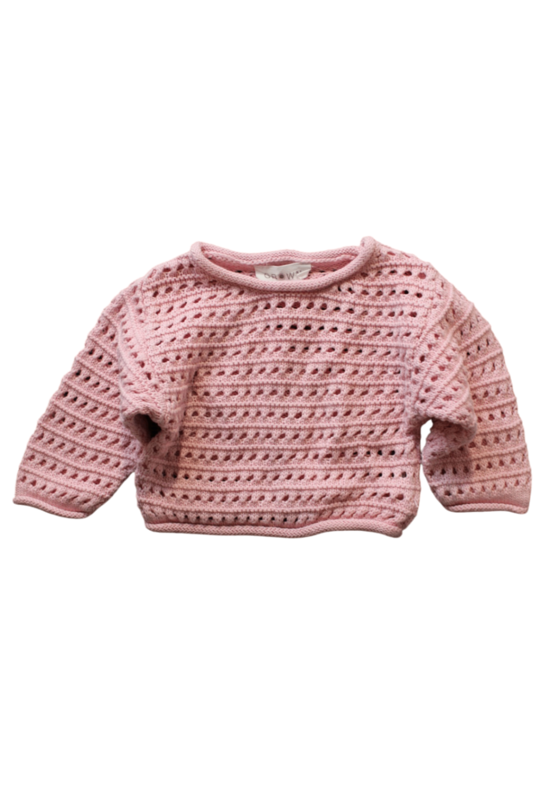 Grown Knitted Jumper, Pink, 000