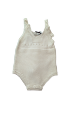 Stella McCartney Kids Bodysuit, Cream w Grey Bunny, 3m