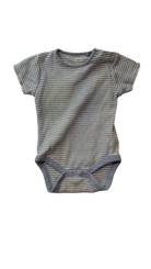 Next Bodysuit, Blue White Stripes, 6-9M