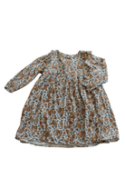Rylee & Cru Dress, Brown and cream floral, 7