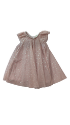 H&M Dress, Dusty Pink w Metallic Stars, 00