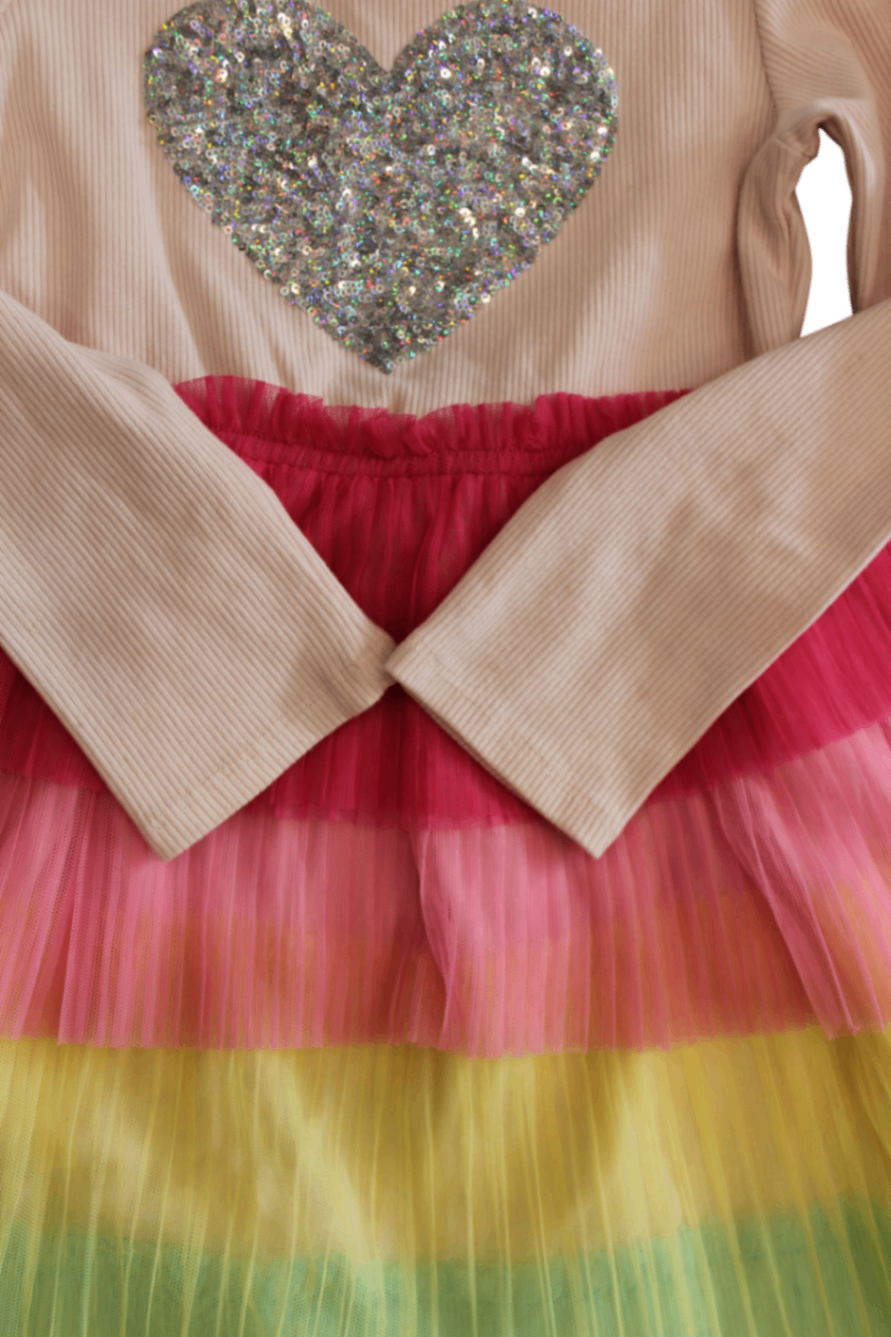 Milkshake Dress, Multicolour, 8