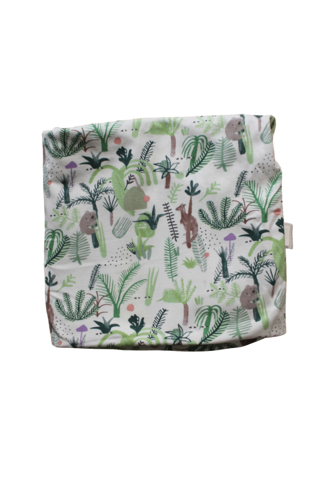 Halcyon Nights Swaddle blanket, White/green print, one size