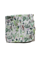 Halcyon Nights Swaddle blanket, White/green print, one size