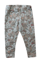 Max Studios Leggings, Pale green floral, 0