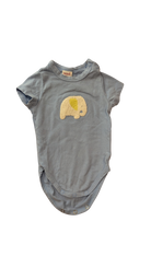 Seed Bodysuit, Blue w Elephant Print, 0000