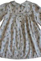 Purebaby Dress, Cream with multicolour floral print, 2