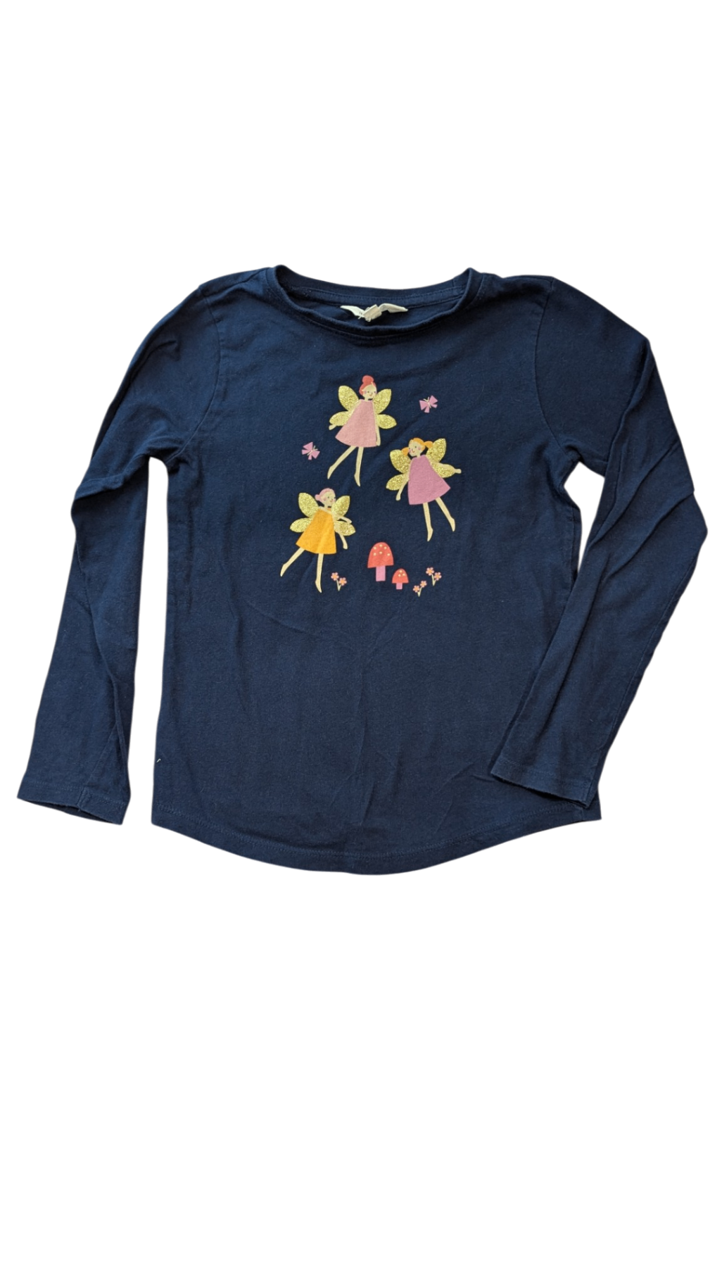 Milkshake Long-Sleeve T-Shirt, Navy Blue, 7