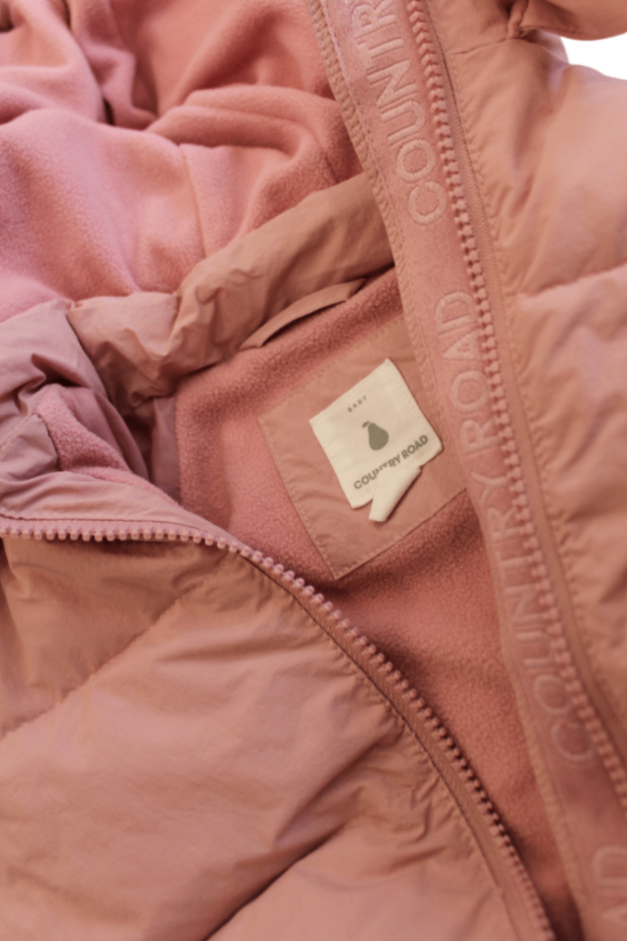 Country Road Puffer Jacket, Pink, 2