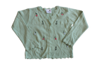 Ladybird Cardigan, Mint green/flower embroidery, 6