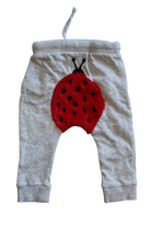 Seed Trackpants, Grey/Ladybug, 0