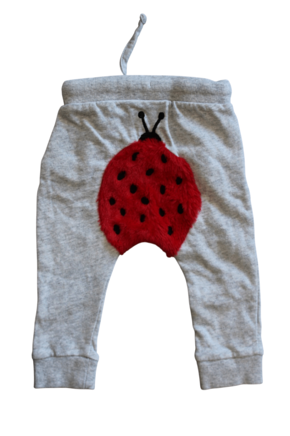 Seed Trackpants, Grey/Ladybug, 0