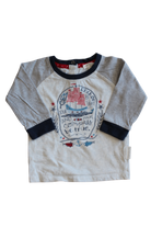 Purebaby Long-Sleeve T-Shirt, Grey marle, 0