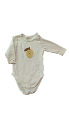 Seed Bodysuit, White w Lemon , 0000