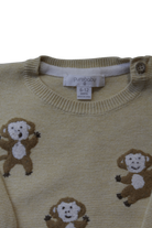 Purebaby Jumper, Yellow, 6-12 months