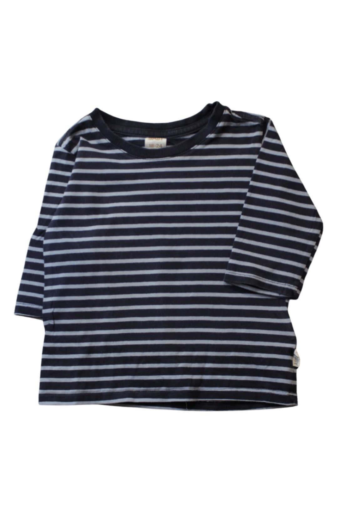 Cotton On Baby Long-Sleeve T-Shirt, Navy and white, 18-24 months / 2