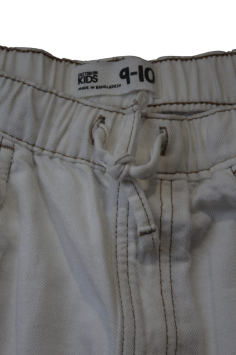 Cotton On Kids Pants, Beige, 9-10