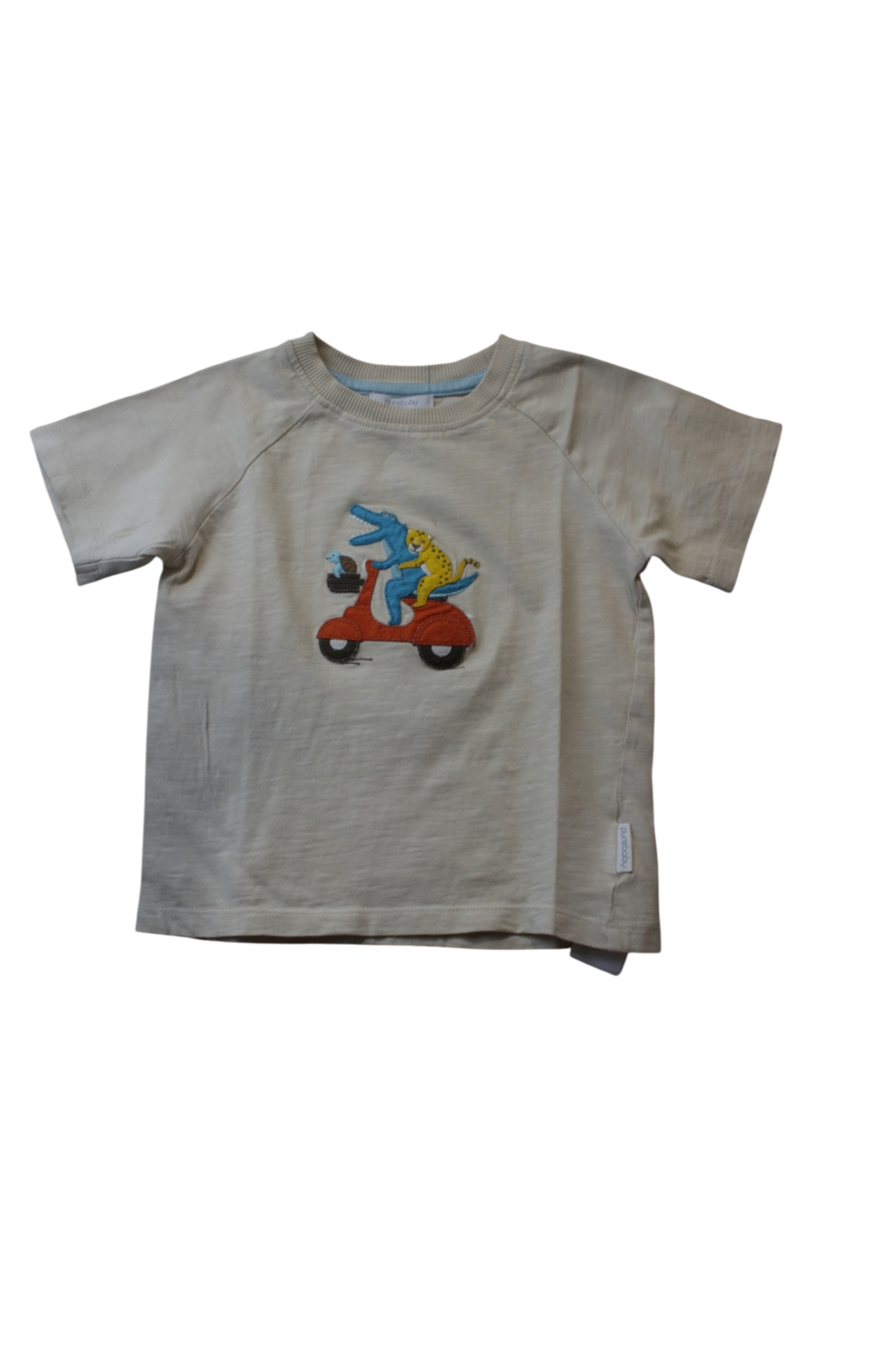Purebaby T-Shirt, Beige, 18-24 months