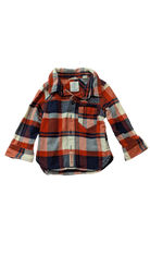 Country Road Shirt, Red Navy Plaid, 0